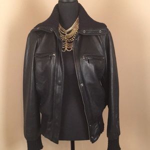 Michael Kors Leather jacket. Super Soft.